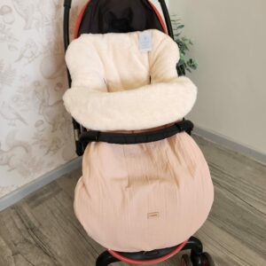 Porta Enfant de coche y butaca - Rosa Liso