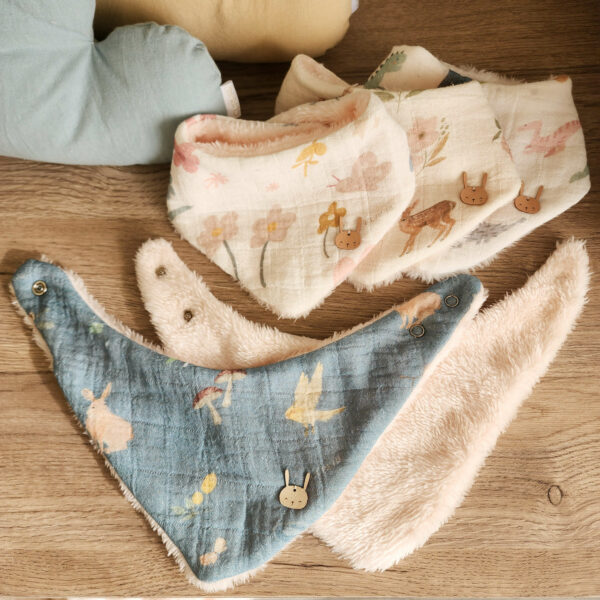 Babero bandana abrigada