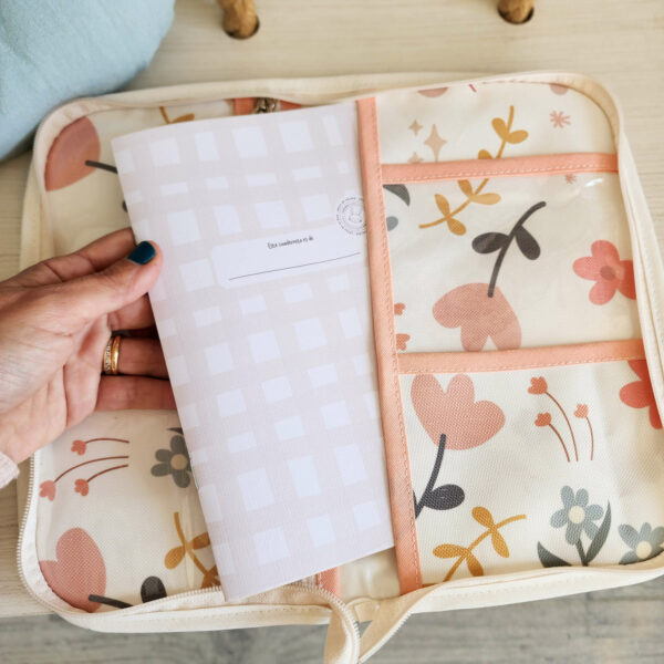 Porta Documento Pediátrico - Flower