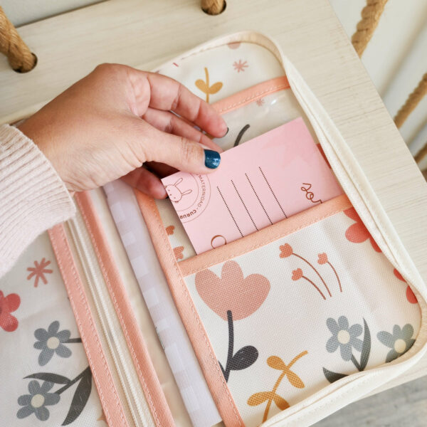 Porta Documento Pediátrico - Flower