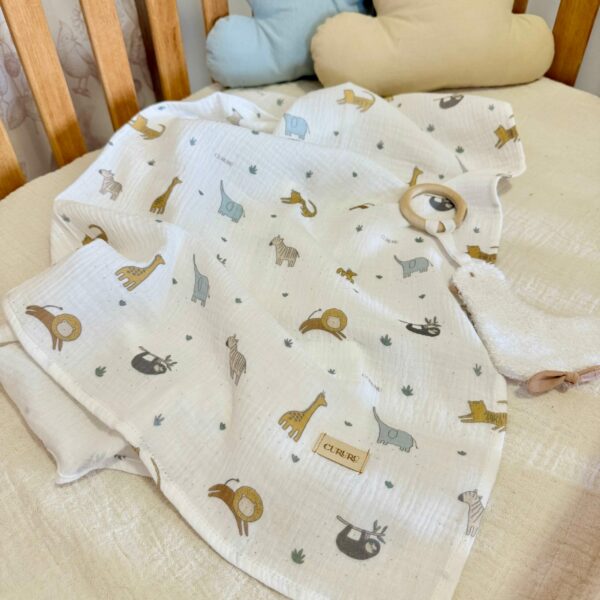 Manta Muselina Estampada