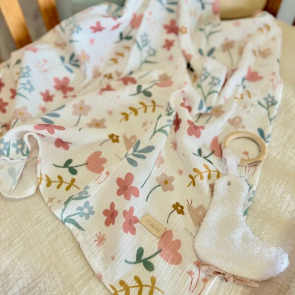 Manta Muselina Estampada