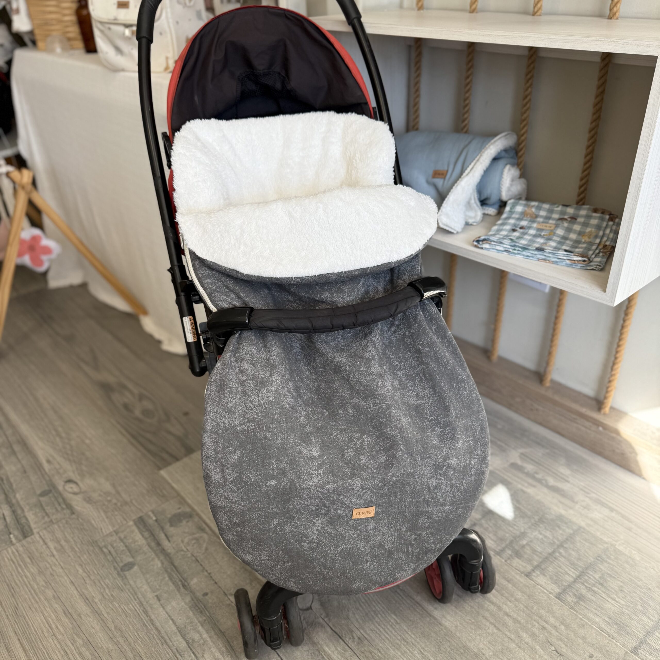 Porta Enfant de coche y butaca - Gris gastado