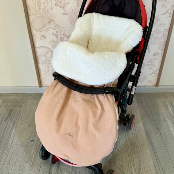 Porta Enfant de coche y butaca - Tostado liso