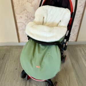 Porta Enfant de coche y butaca - Verde liso