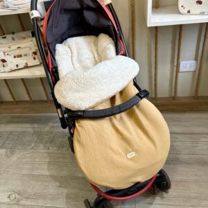 Porta Enfant de coche y butaca - Avellana liso
