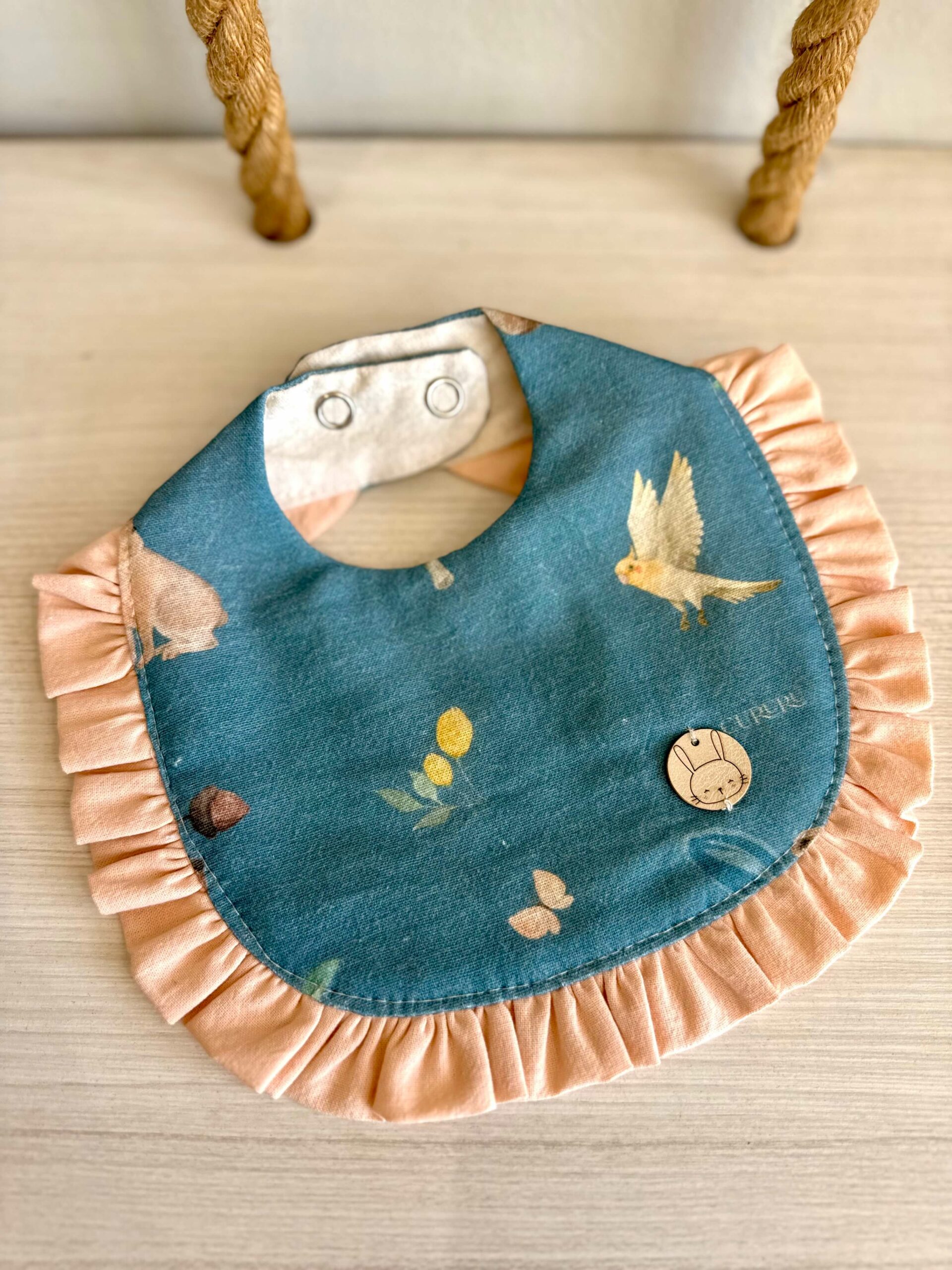 Babero Magnolia Boho rosa